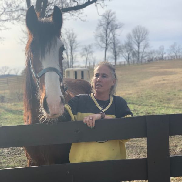 Paige H Paige with a horse